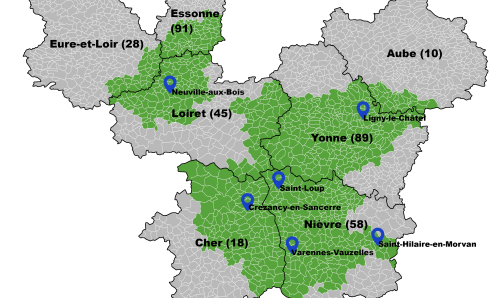 Zone d'activité de Malecot Poirier Agri-Carte secteur